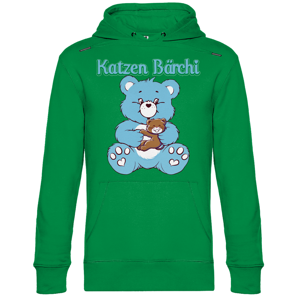 Katzen Bärchi - Glücksbärchi - Unisex Hoodie Kelly Green