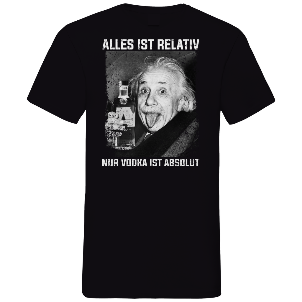 Alles ist relativ nur Vodka ist absolut - Herren V-Neck Shirt