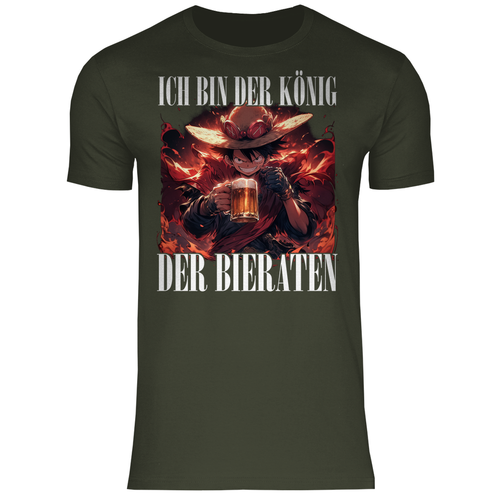 König der Bieraten - One Piece Ruffy - Herren Shirt