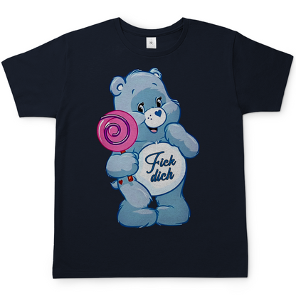 Fick dich Bärchi - Glücksbärchi - Herren Shirt Navy