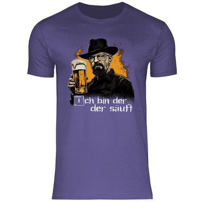 Ich bin der der säuft - Herren Shirt Millennial Lilac