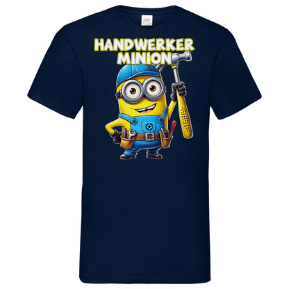 Handwerker Minion - Herren V-Neck Shirt