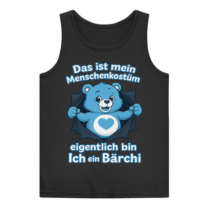 Damen Basic Tank Top Menschenkostüm eigentlich bin ich ein Bärchi Black