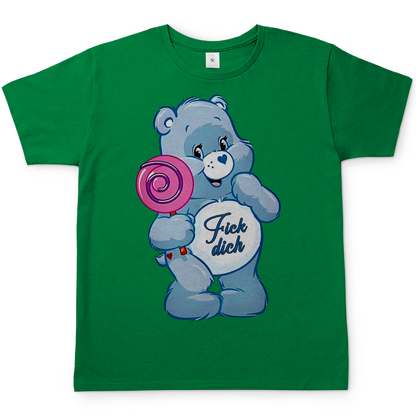 Fick dich Bärchi - Glücksbärchi - Herren Shirt Kelly Green
