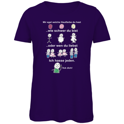 Mir egal welche Hautfarbe du hast - Damen Premium Bio T-Shirt