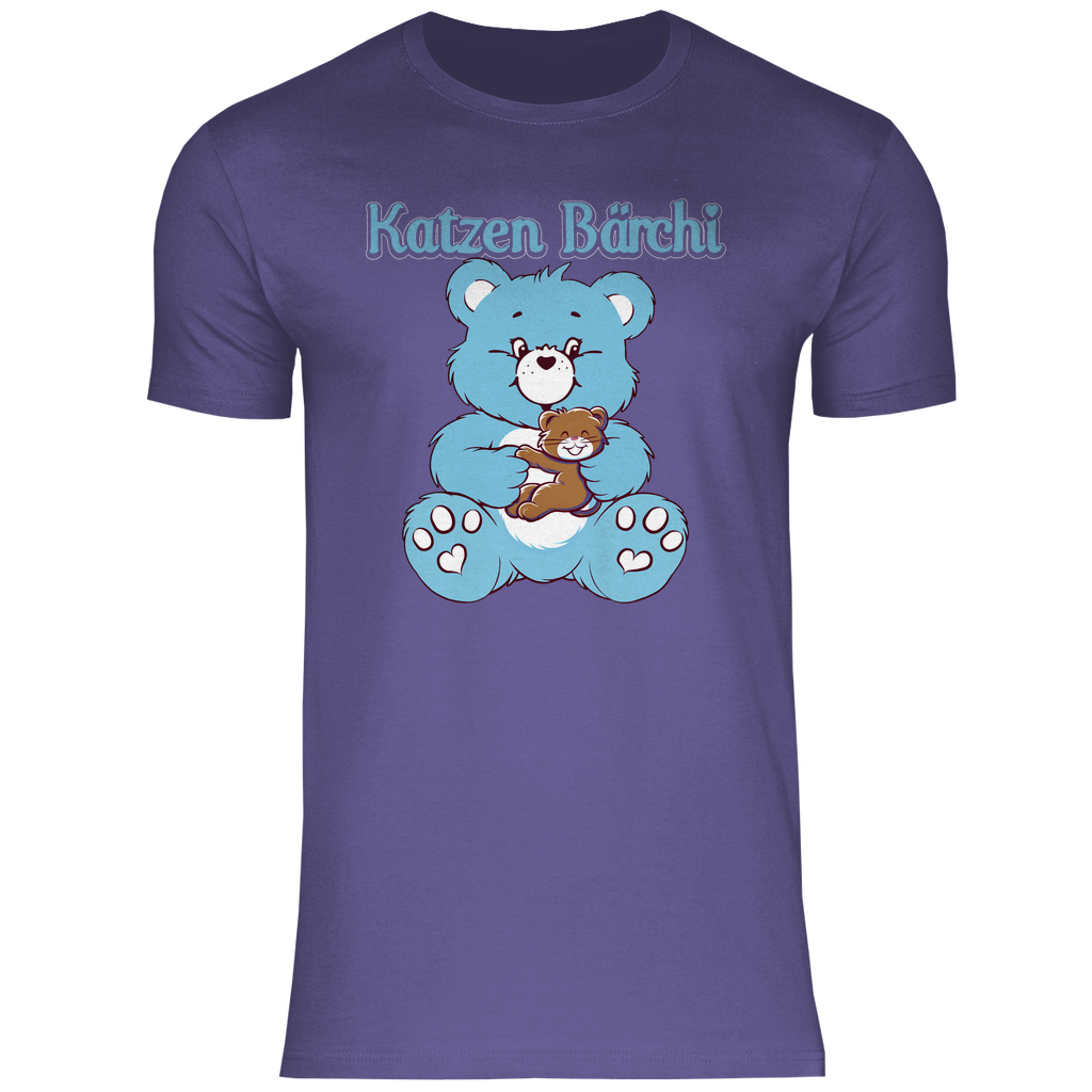 Katzen Bärchi - Glücksbärchi - Herren Shirt Millennial Lilac