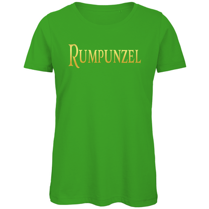 Rumpunzel - Prinzessin Gold - Damen Premium Bio T-Shirt Real Green