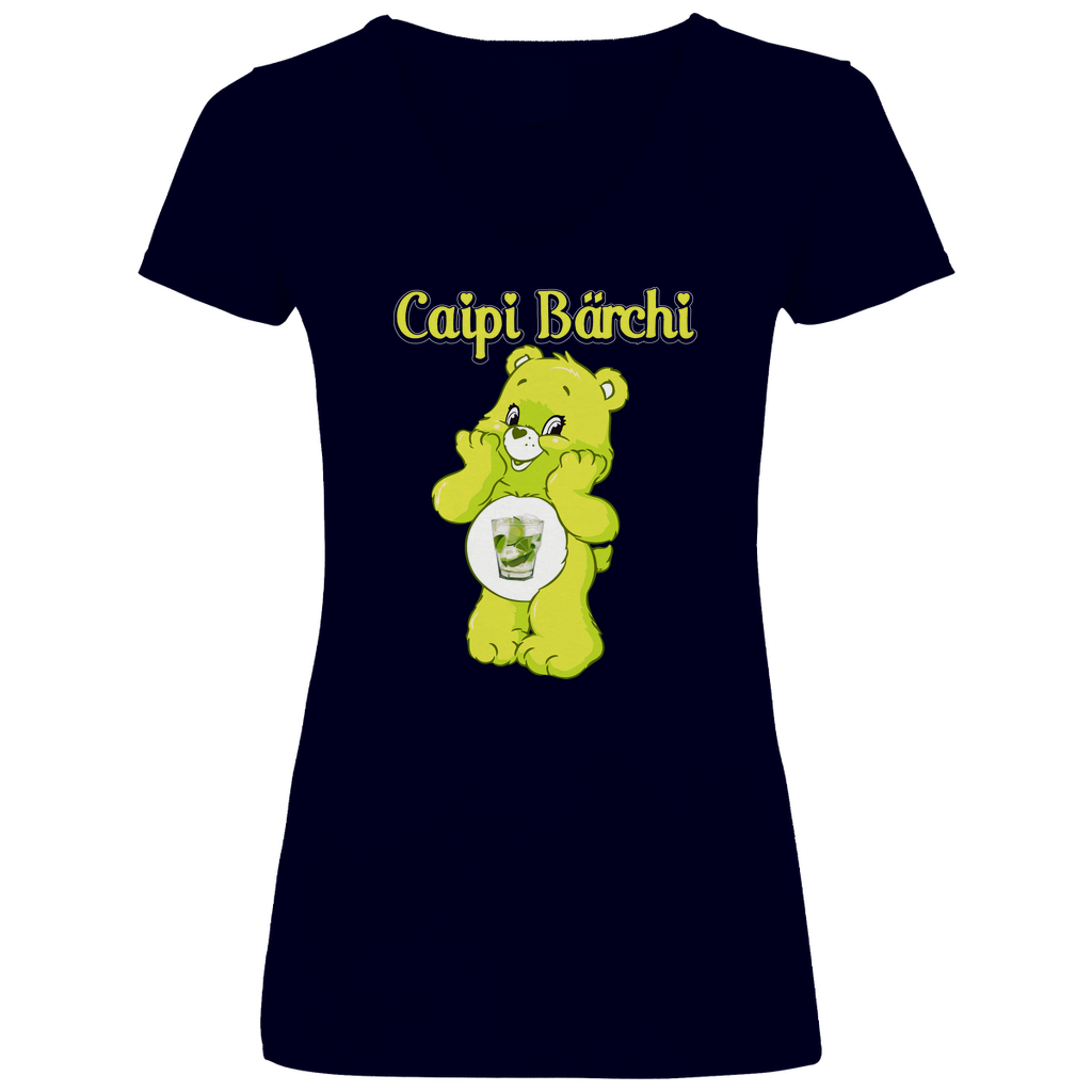 Caipi Bärchi - Glücksbärchi - V-Neck Damenshirt