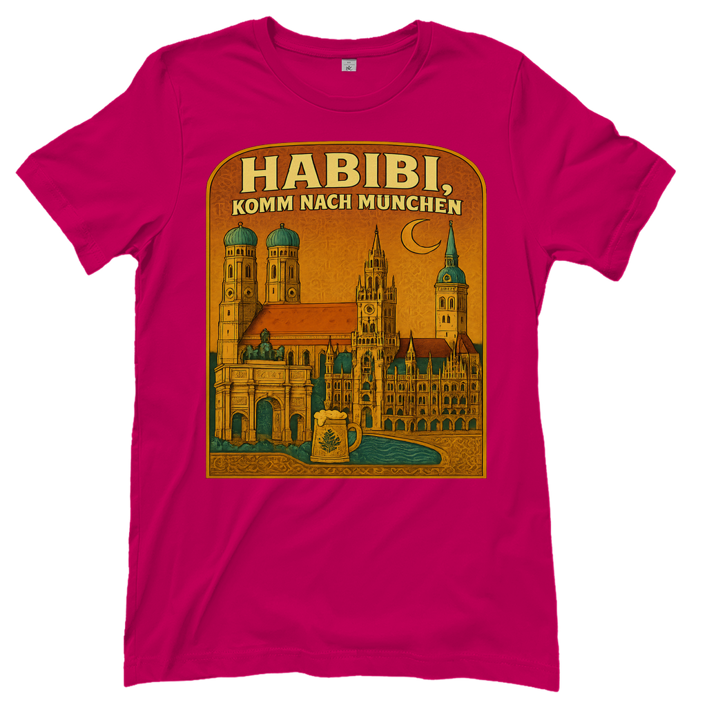 Habibi komm nach München - Damen T-Shirt Sorbet