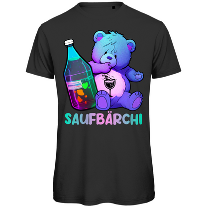 Saufbärchi Glücksbärchi - Herren Premium Bio T-Shirt