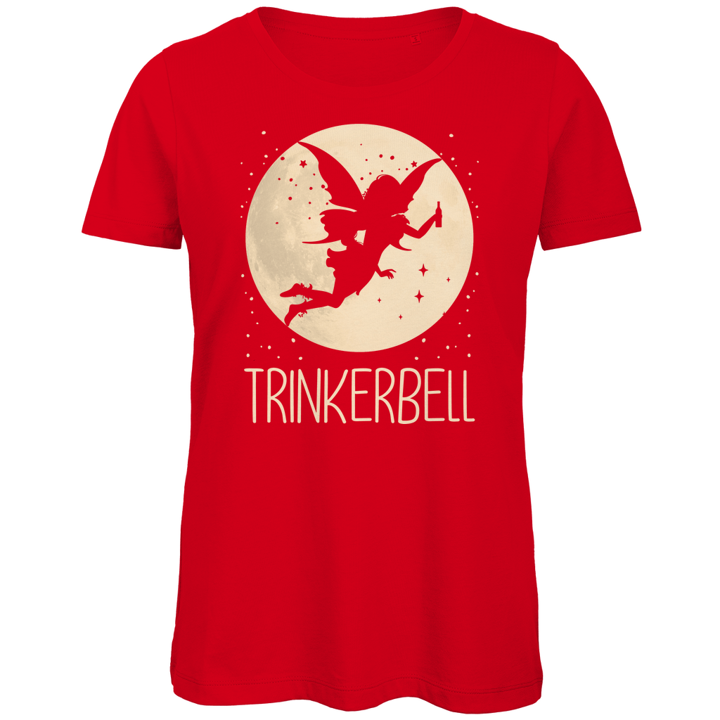 Mond Prinzessin - Trinkerbell - Damen Premium Bio T-Shirt Red