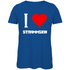 I love Strammsein - Damen Premium Bio T-Shirt Royal Blue