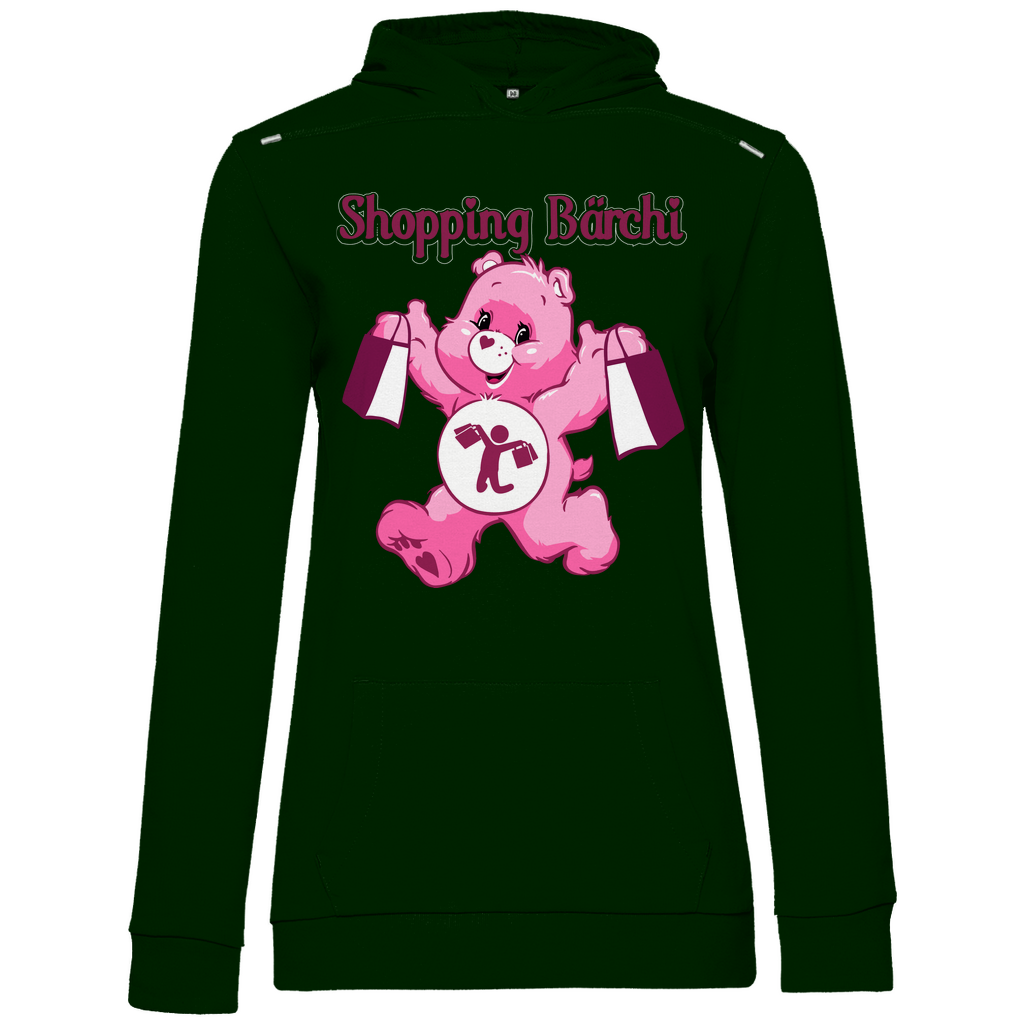 Shopping Bärchi - Glücksbärchi - Damen Hoodie Forest Green