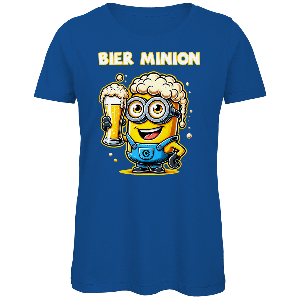 Bier Minion - Damen Premium Bio T-Shirt