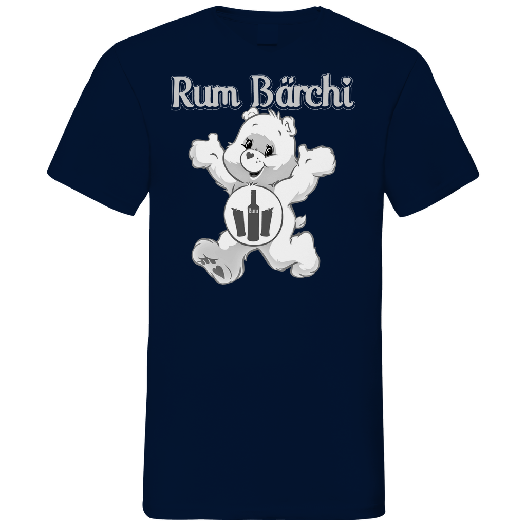 Rum Bärchi - Glücksbärchi - Herren V-Neck Shirt