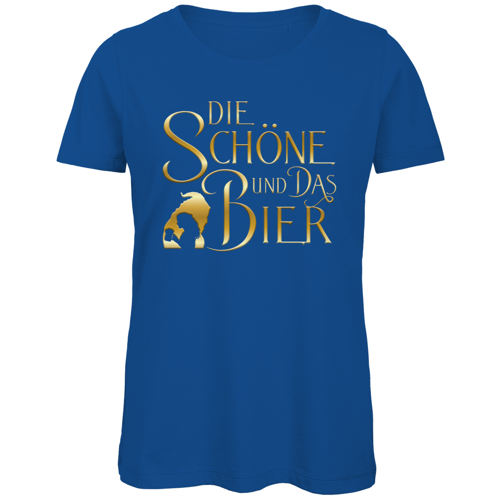 Die Schöne und das Biest Bier - Damen Premium Bio T-Shirt Royal Blue