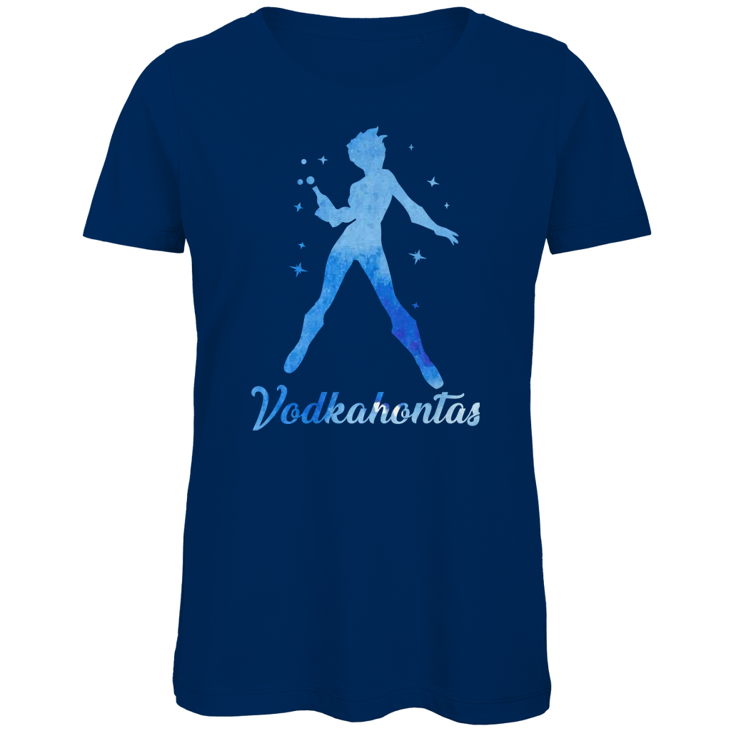 Vodkahontas - Prinzessin Aquarell - Damen Premium Bio T-Shirt Navy