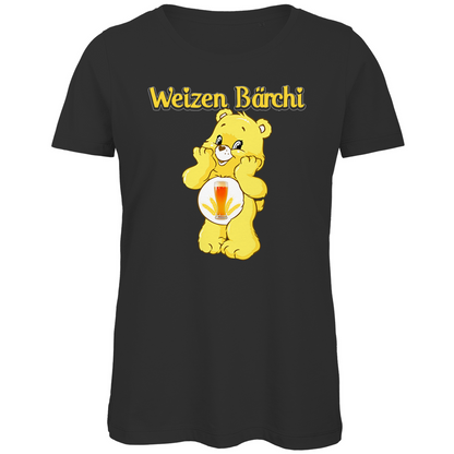 Weizen Bärchi - Glücksbärchi - Damen Premium Bio T-Shirt Black