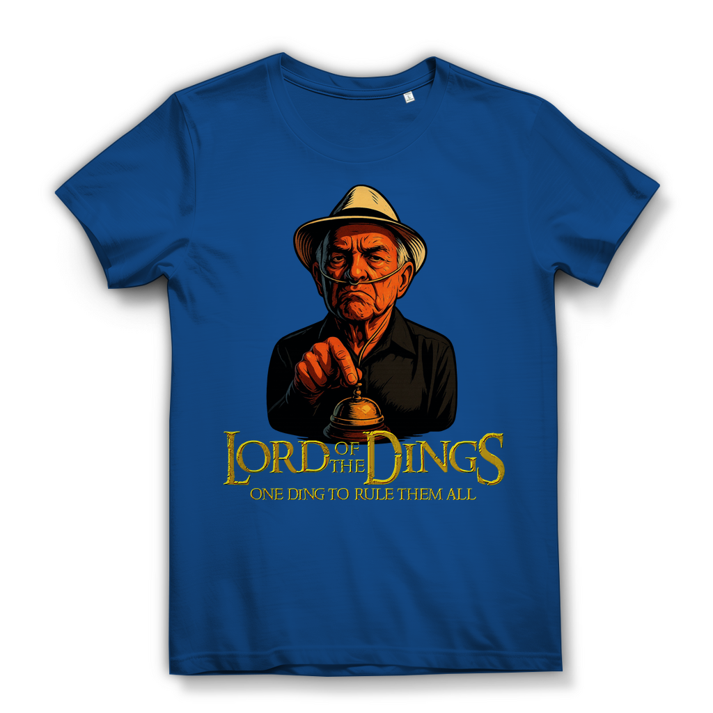 Lord of the Dings - Damen Premium Bio T-Shirt Royal Blue