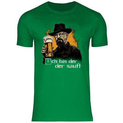 Ich bin der der säuft - Herren Shirt Kelly Green