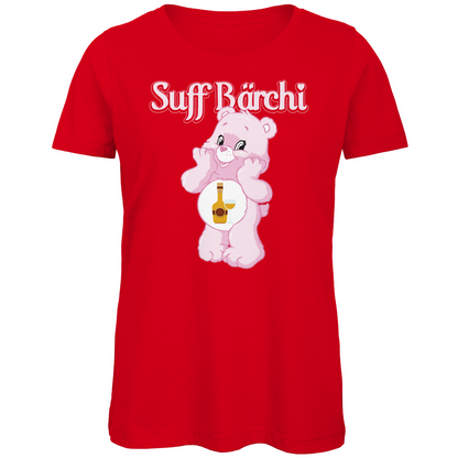 Suff Bärchi - Glücksbärchi - Damen Premium Bio T-Shirt Red