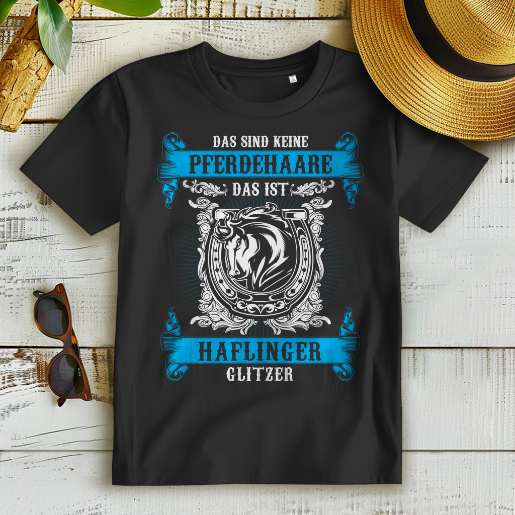 Haflinger Shirt Damen – Lustiger Reiterspruch für Stall &amp; Pferdeliebe