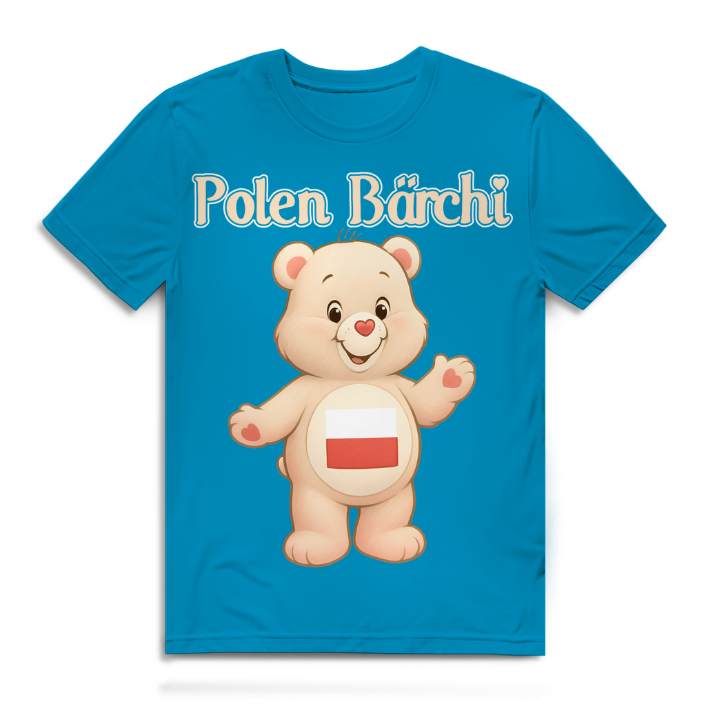 Polen Bärchi - Glücksbärchi - Herren Premium Bio T-Shirt Atoll