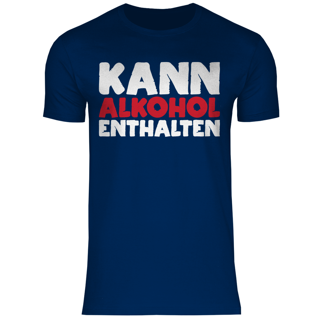 Kann Alkohol enthalten - Herren Shirt