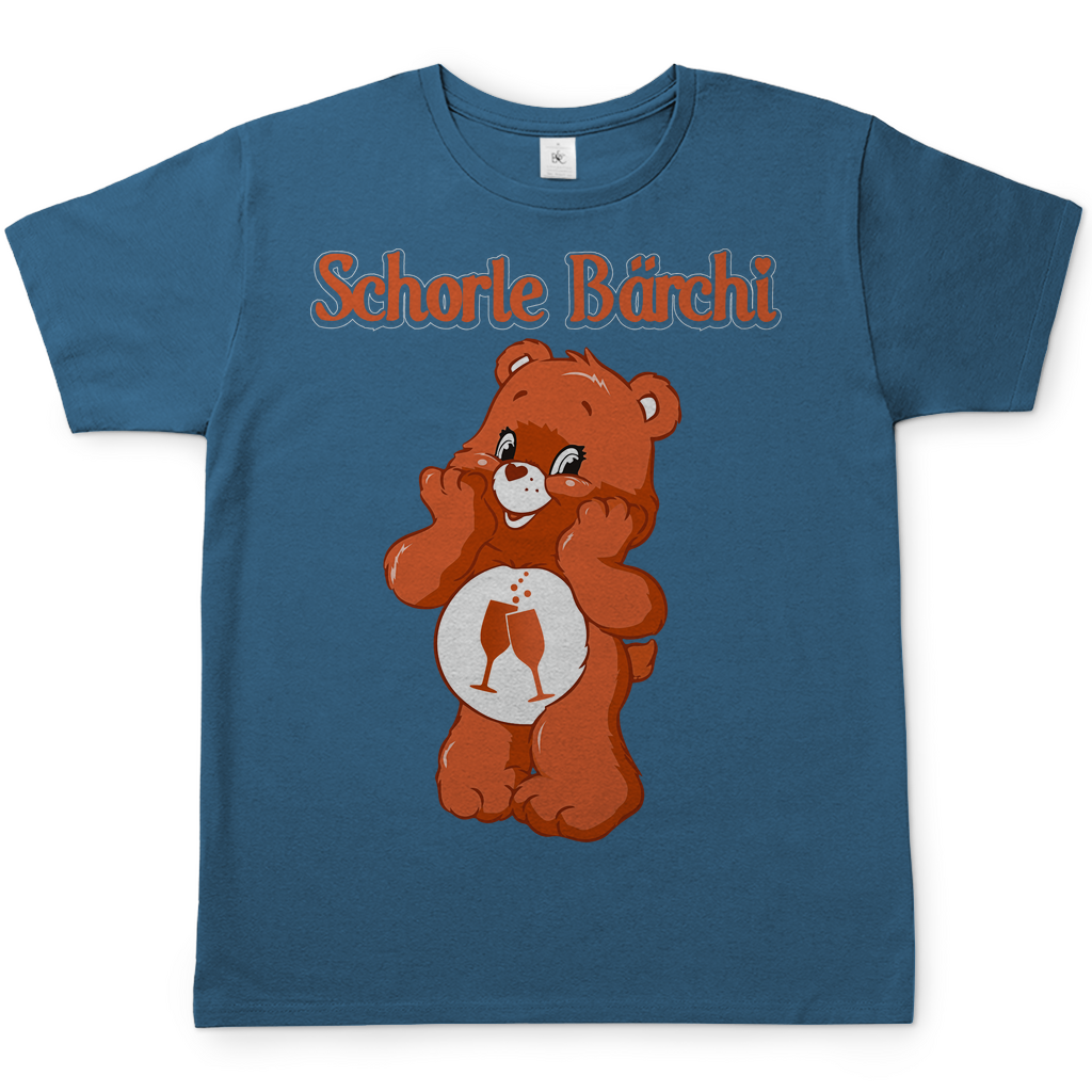 Schorle Bärchi - Glücksbärchi - Herren Shirt Stone Blue