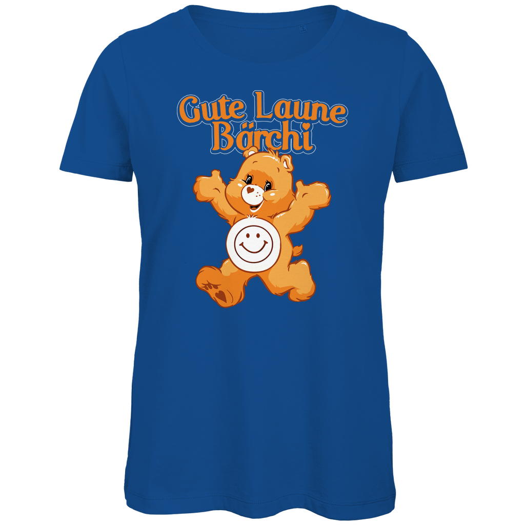 Gute Laune Bärchi - Glücksbärchi - Damen Premium Bio T-Shirt Royal Blue