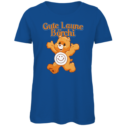 Gute Laune Bärchi - Glücksbärchi - Damen Premium Bio T-Shirt Royal Blue