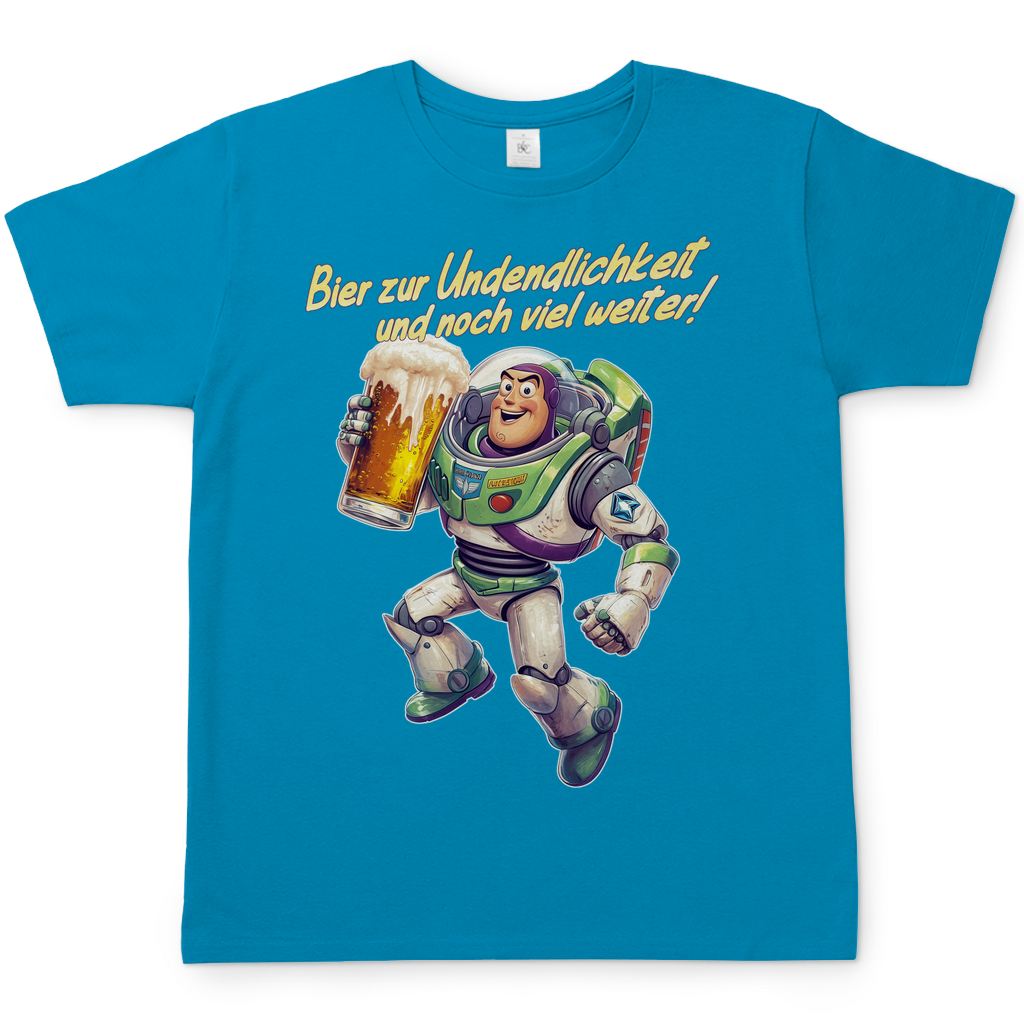 Bier zur Unendlichkeit und noch viel weiter - Buzz Lightyear Toy Story - Herren Shirt Atoll