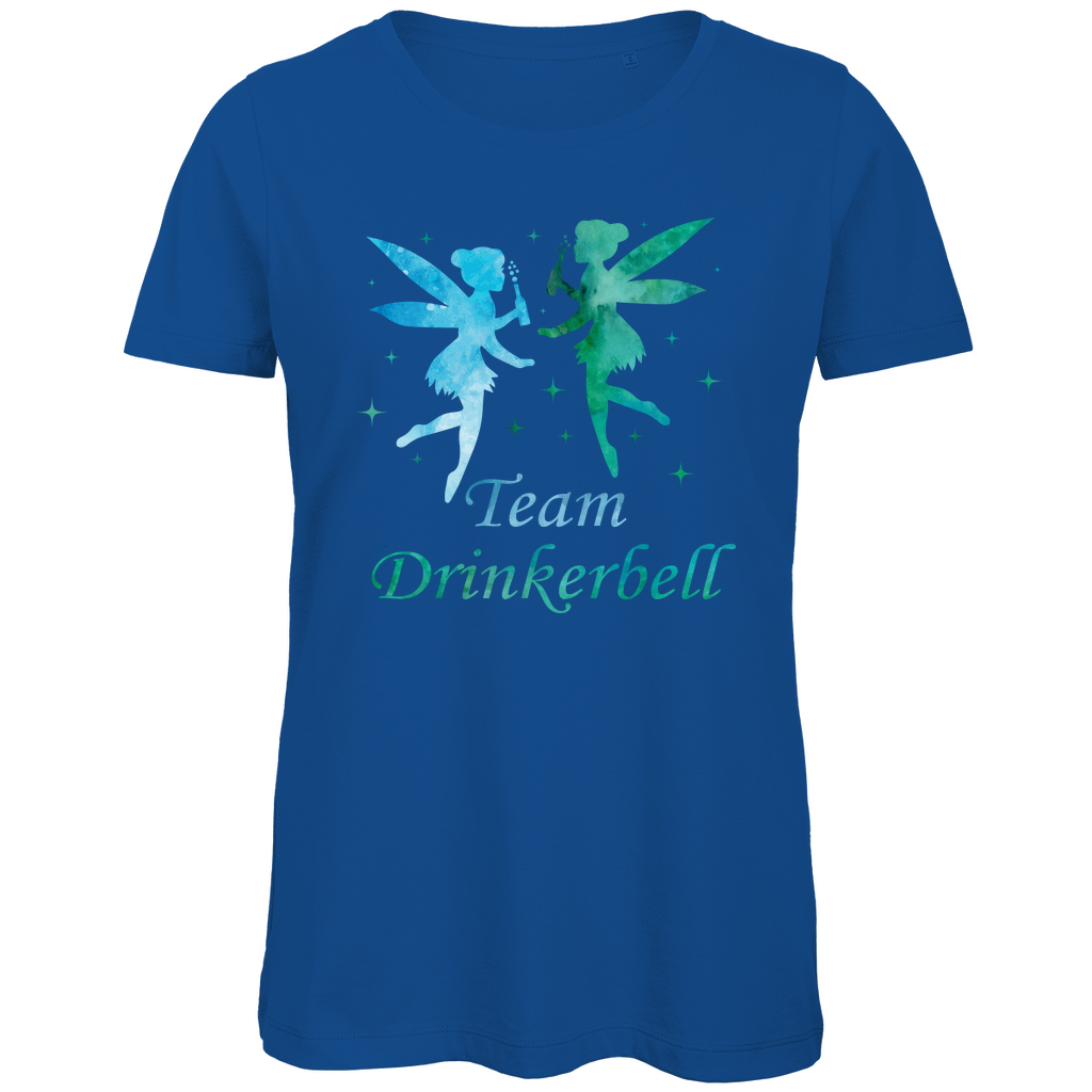 Team Drinkerbell - Prinzessin Aquarell - Damen Premium Bio T-Shirt Royal Blue