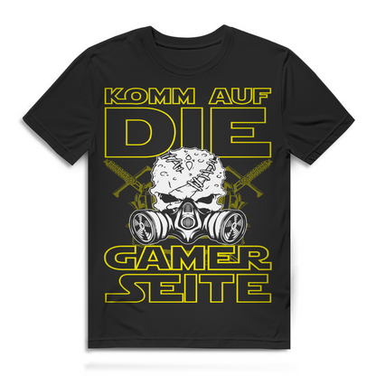 Komm auf die Gamer Seite Shirt – für Videospiel Zocker Gaming Games