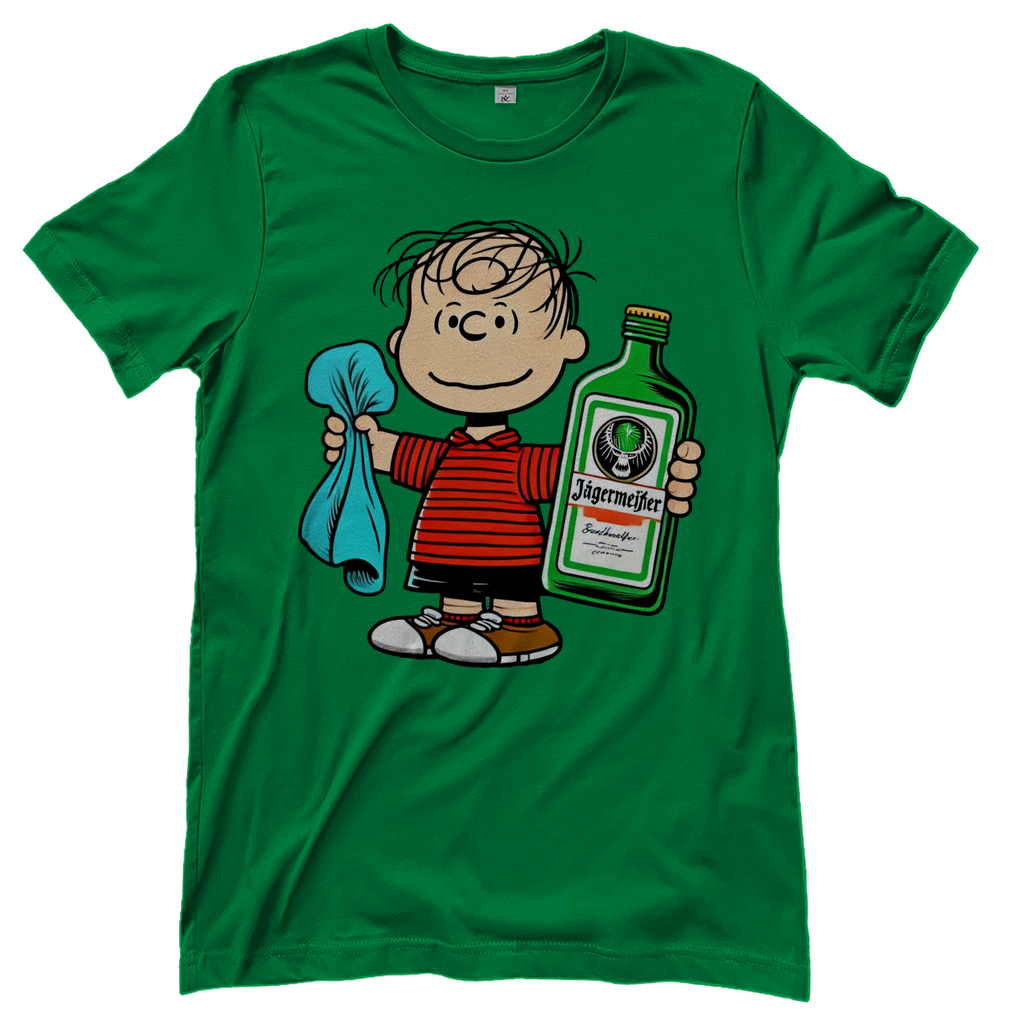 Linus van Pelt mit Jäger -  Die Peanuts - Damenshirt