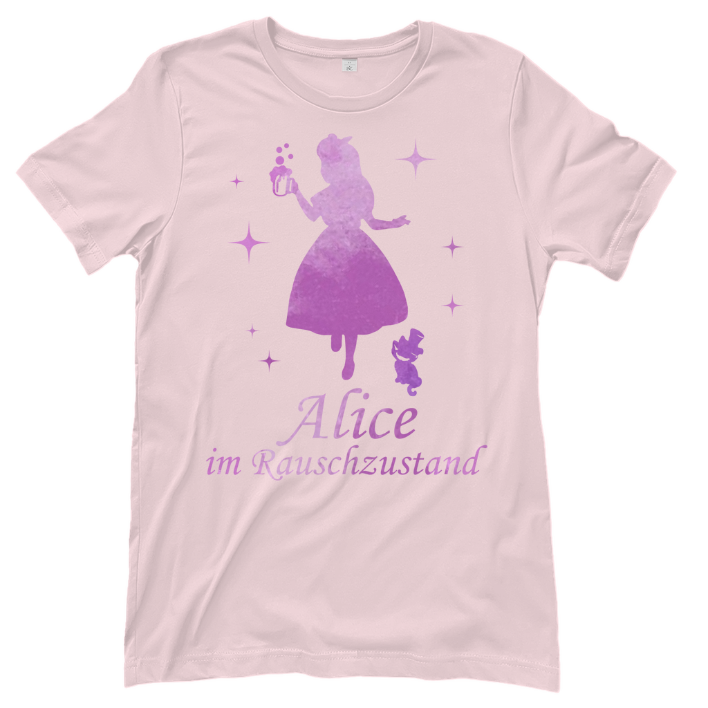 Alice im Rauschzustand - Prinzessin Aquarell - Damenshirt Orchid Pink