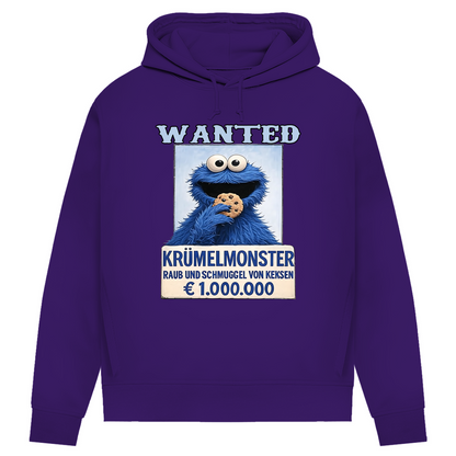 Wanted Krümelmonster Raub und Schmuggel von Keksen - Damen Premium Bio Hoodie