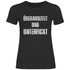 Überarbeitet und unterfickt - Damenshirt Black