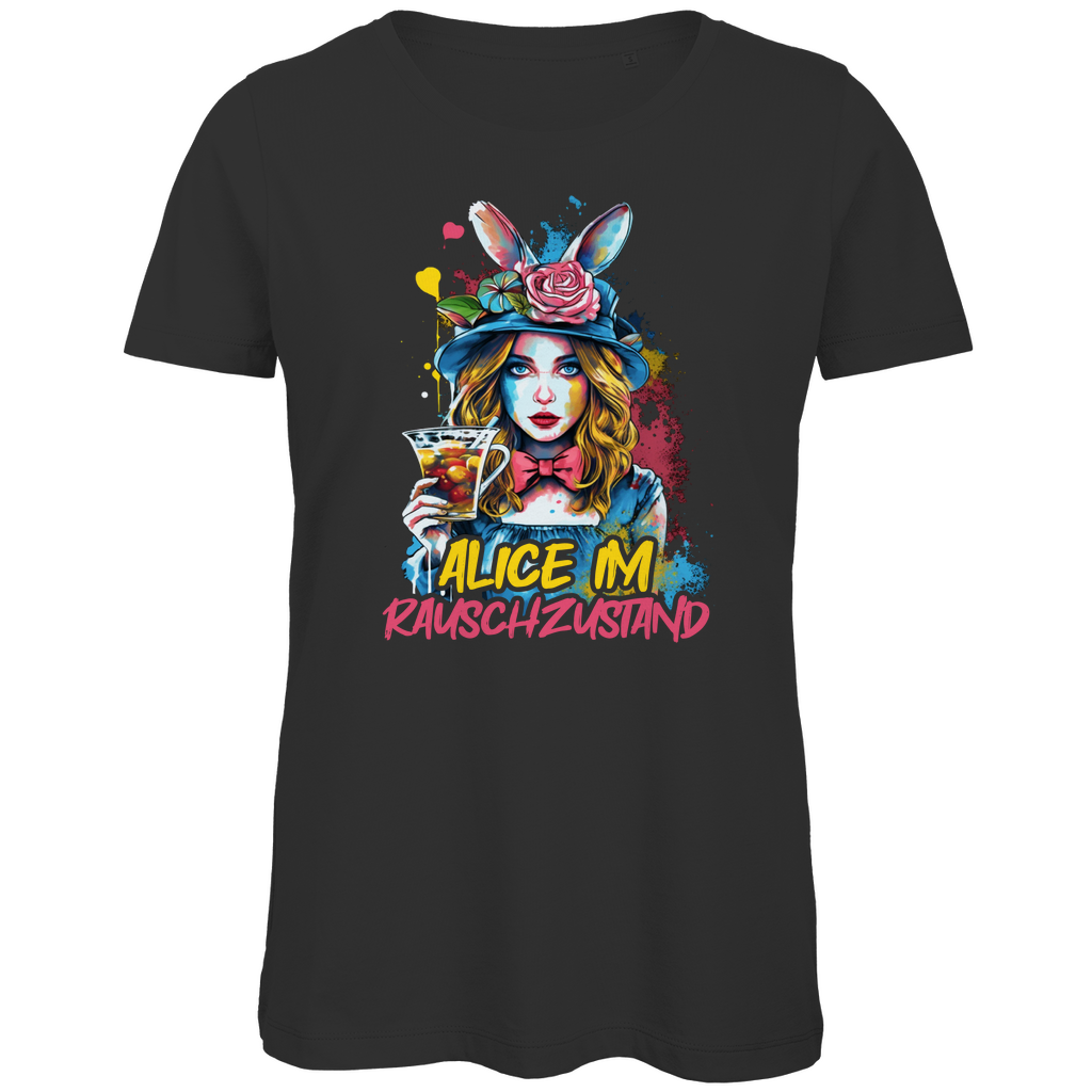 Alice im Rauschzustand Bunt - Damen Premium Bio T-Shirt