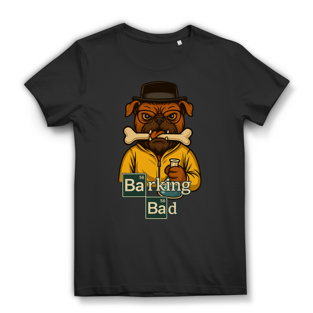 Breaking Bad Barking Bad Dog Hunde - Damen Premium Bio T-Shirt Black