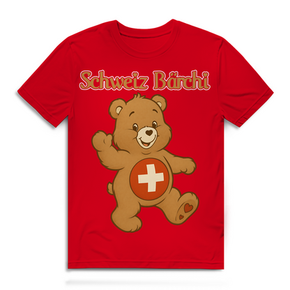 Schweiz Bärchi - Glücksbärchi - Herren Premium Bio T-Shirt
