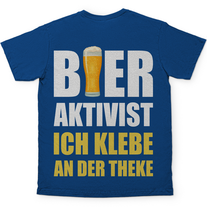 Bier Aktivist Ich klebe an der Theke - Herren Shirt Royal Blue