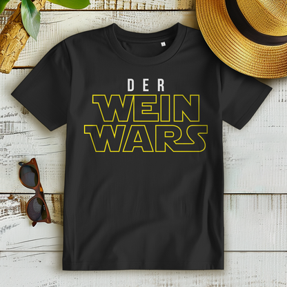Der Wein Wars – Damen Bio T-Shirt | Lustige Parodie für Weinliebhaberinnen