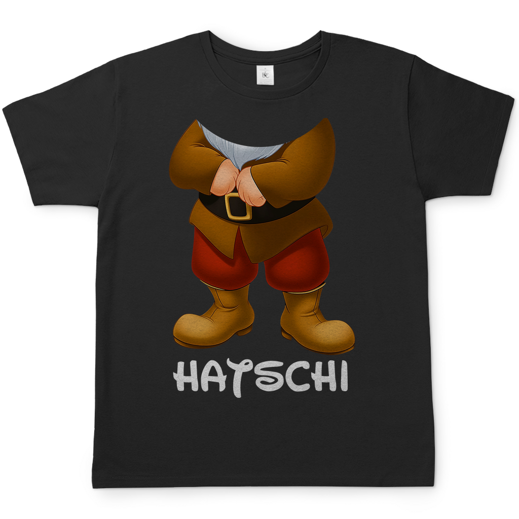 Schneewittchen und die 7 Zwerge - Hatschi - Herren Shirt Black