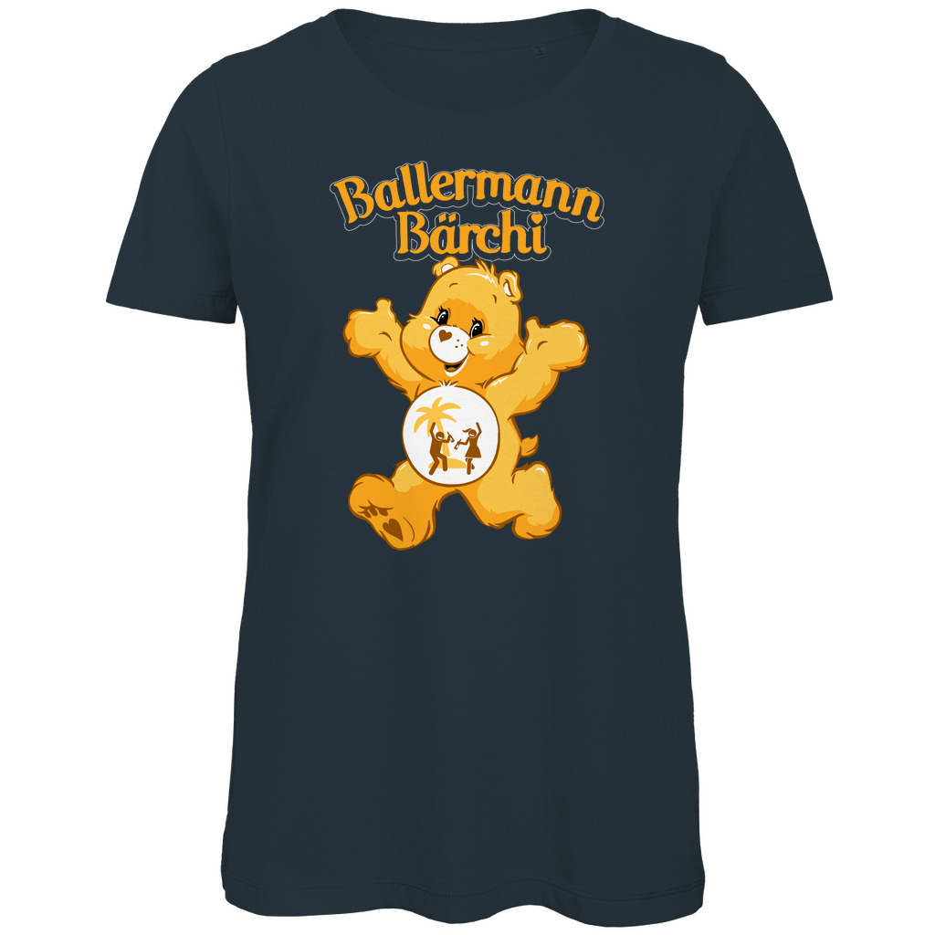 Ballermann Bärchi - Glücksbärchi - Damen Premium Bio T-Shirt Dark Grey
