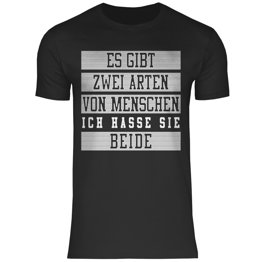 Es gibt zwei Arten von Menschen - Herren Shirt