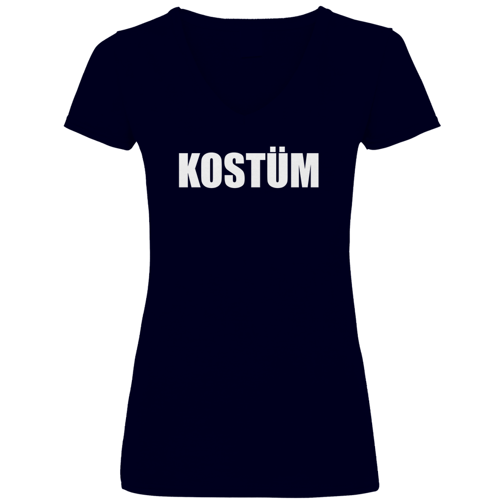 Kostüm - V-Neck Damenshirt