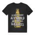 Schlechtes Vorbild Shirt Männer – Ich diene als Warnung nicht als Vorbild Black