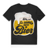 Bin here für some more Bier – Lustiges Partyshirt für Männer mit Denglisch Black