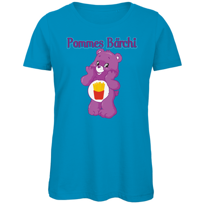 Pommes Bärchi - Glücksbärchi - Damen Premium Bio T-Shirt Atoll